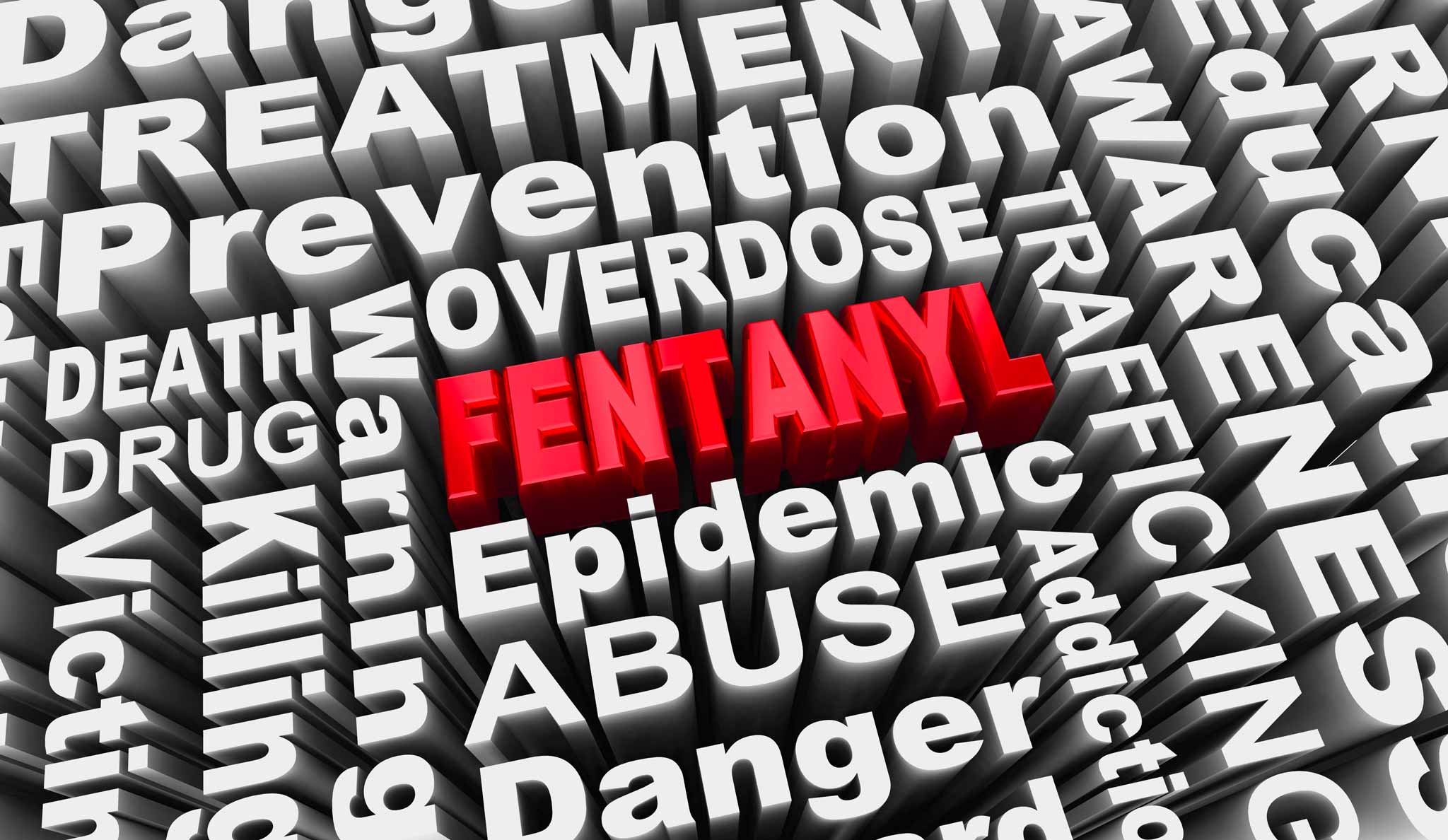 graphic of words surrounding why is fentanyl so dangerous