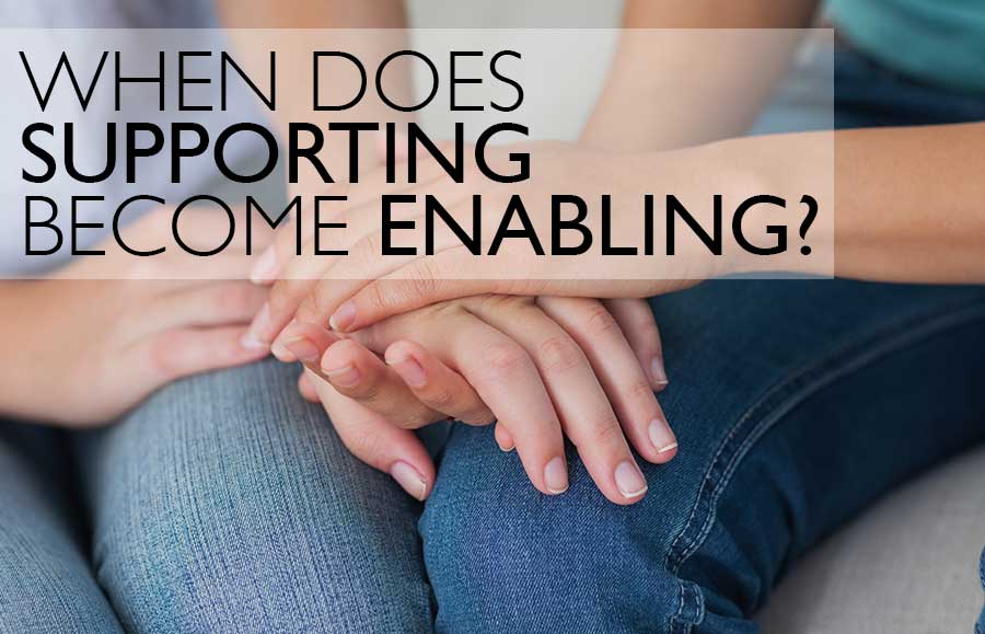 When Does Supporting Become Enabling an Addiction?