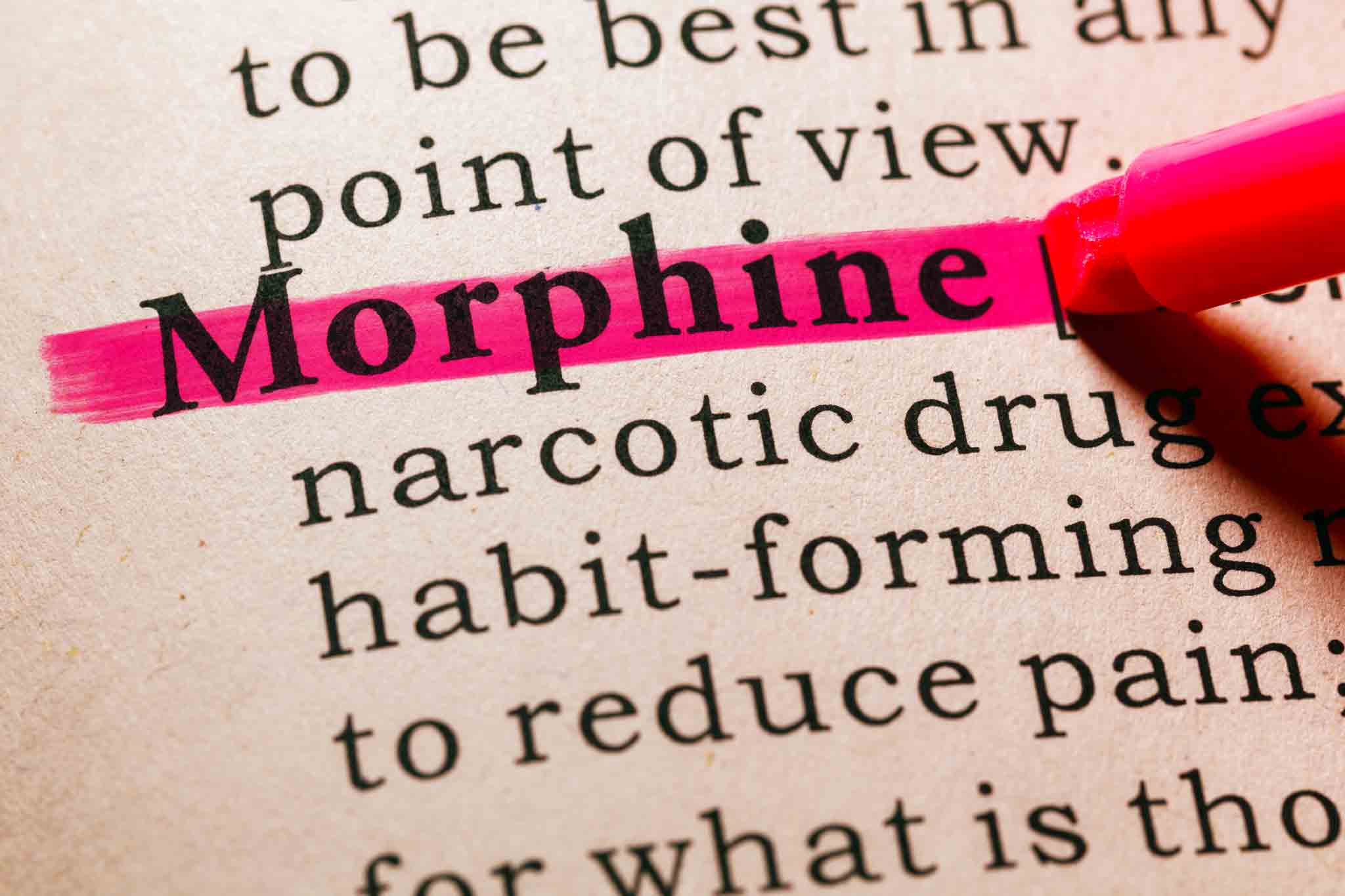 Signs of Morphine Addiction in Young Men