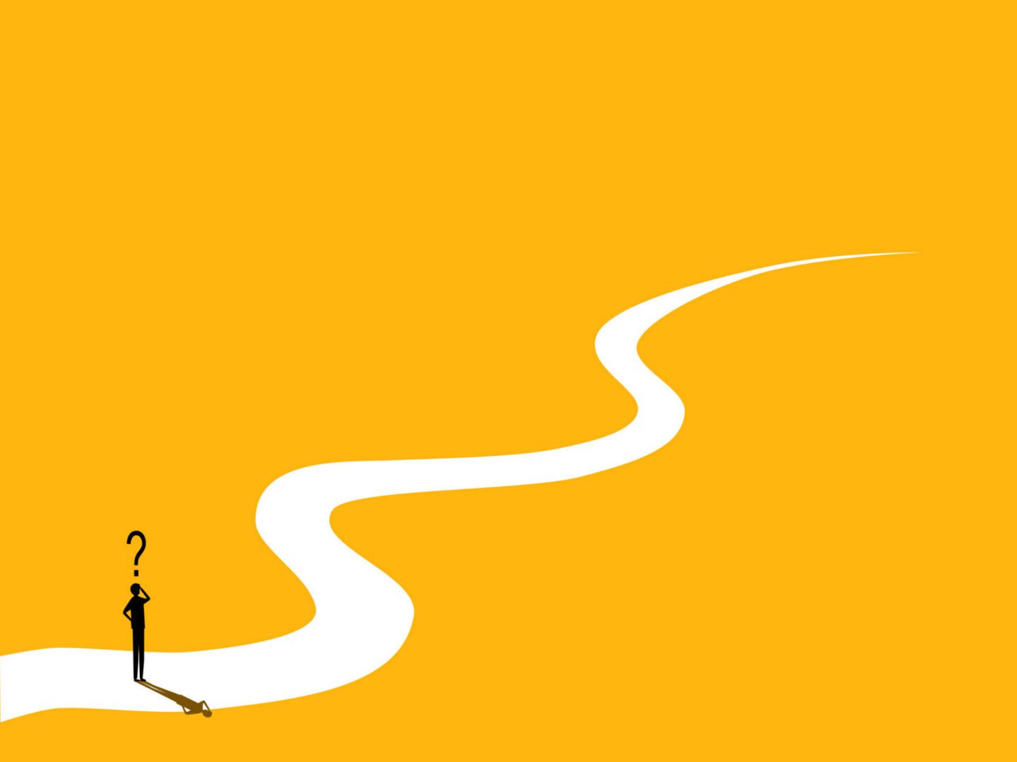 a sober curious young man standing at the start of the path toward a sober lifestyle